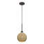Mini-luminaire suspendu en bronze 1 lumière Summervine-132211283