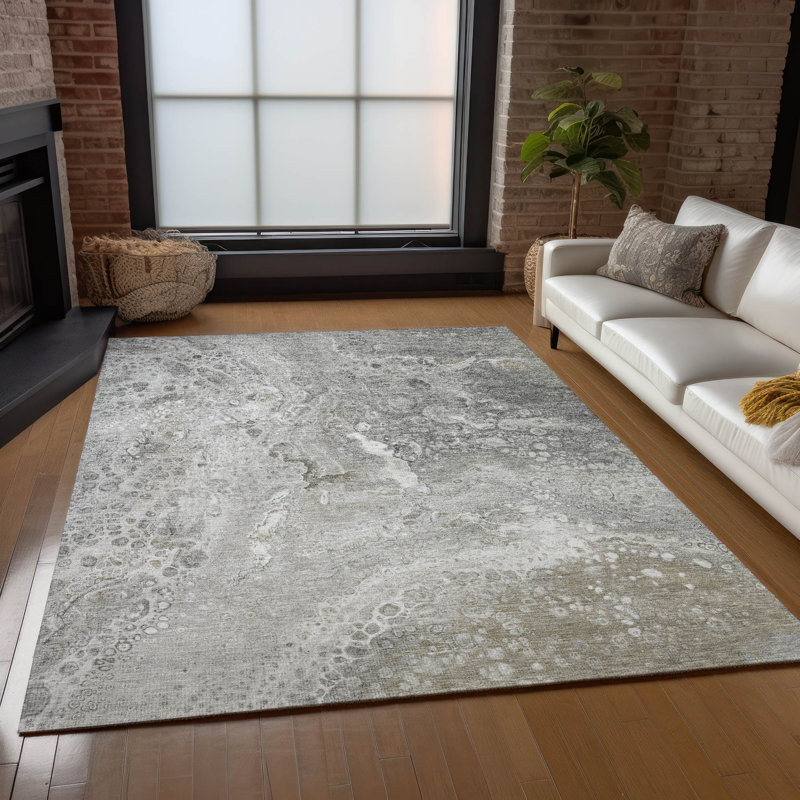 Tapis intérieur / extérieur Fayme, Rectangle 5 pi x 7 pi 6 po