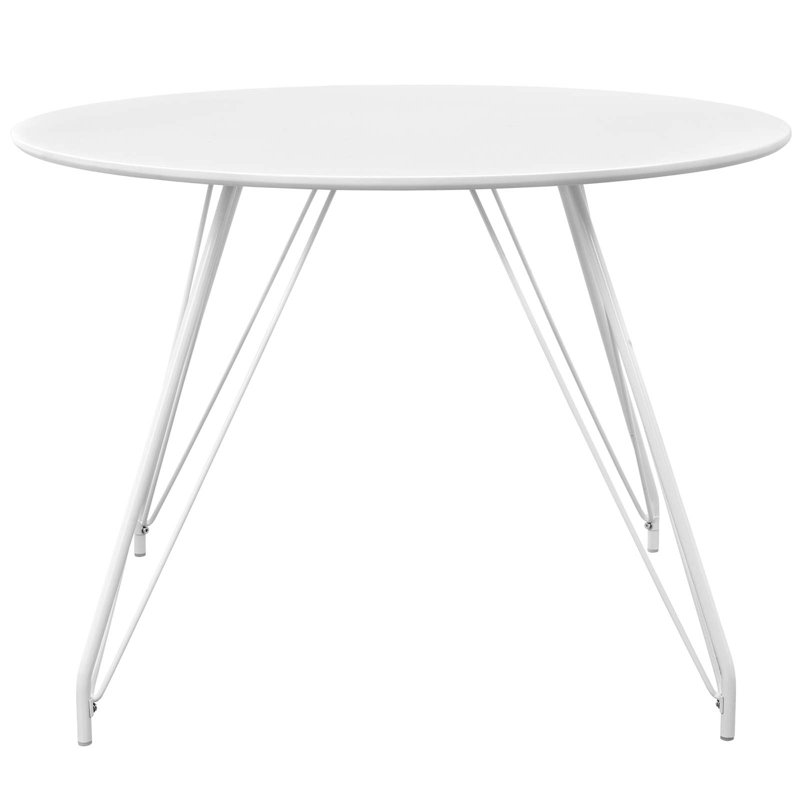 Table de salle à manger par satellite par Modway, Blanc