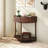 Unique Half Moon Design End Table