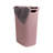  60L Slim Laundry Hamper, Clothes Basket, Lid, Wicker Style, Plastic-73408768