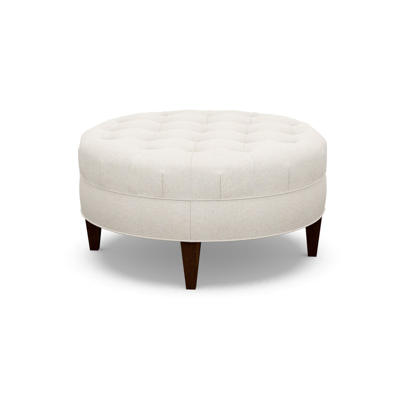 Round Ottoman, 5246-70, Walnut