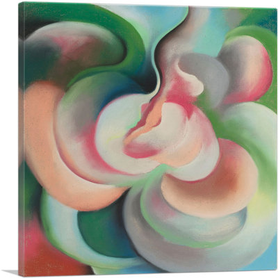 " Pink and Green 1922 " Oil Painting