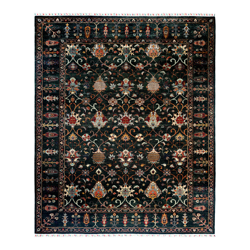 One-of-a-Kind Rectangle 8'2" X 9'8" Hand Knotted Area Rug