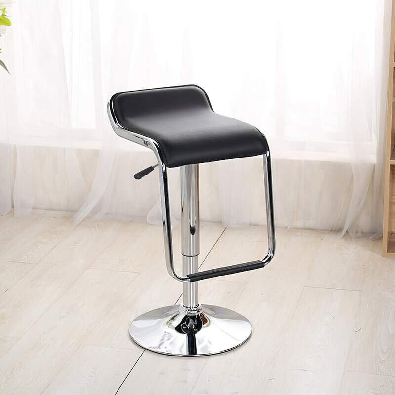 Tabouret pivotant à hauteur réglable, Noir