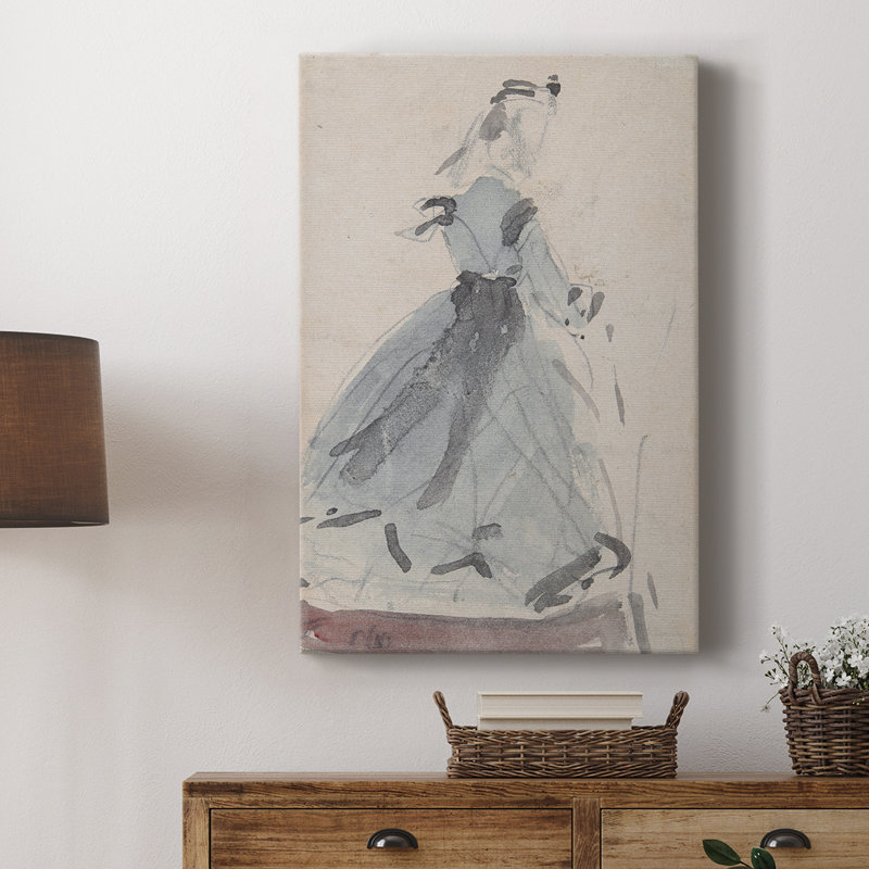 Croquis rétro Lxxxix - galerie Cavas, H 18 po x l 12 po