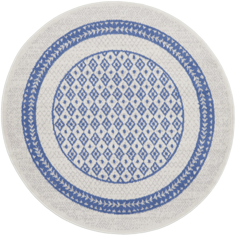 Moroccan Indoor Rug, Round 5'