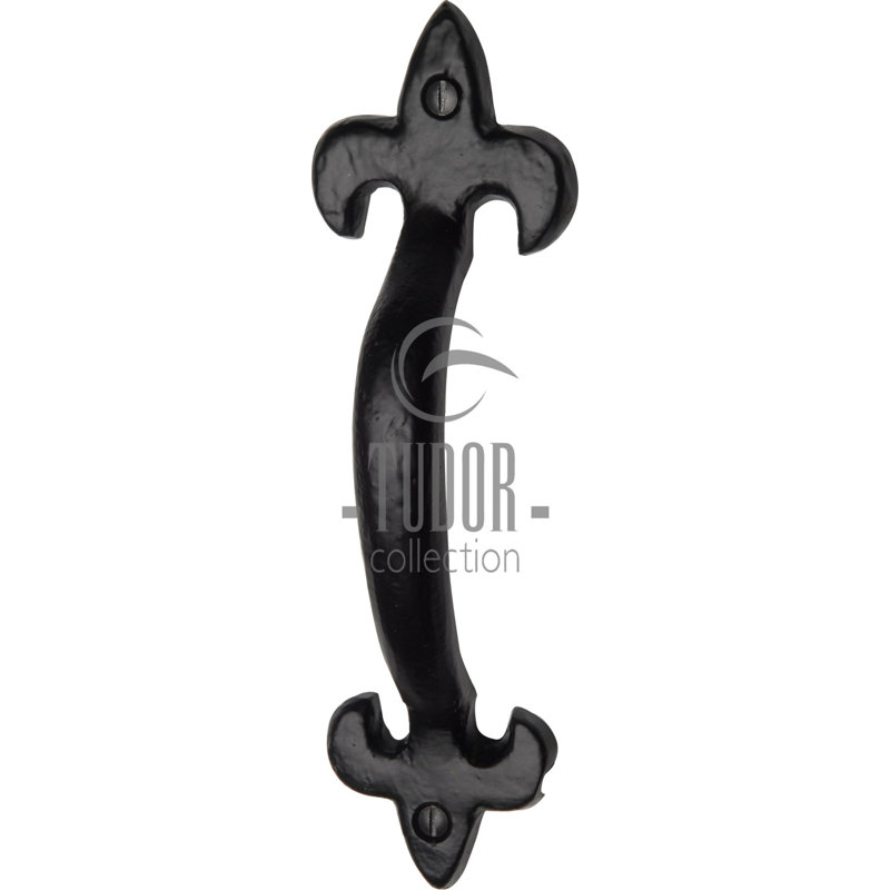 Heritage Brass The Tudor Fleur De Lys Door Pull Handle, 12.8 cm H
