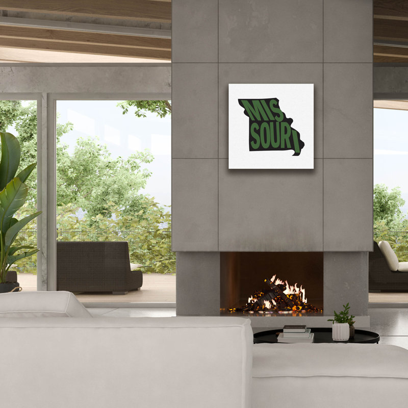 «Missouri 2» par Art Licensing Studio, art mural sur toile, H 26 po x l 26 po
