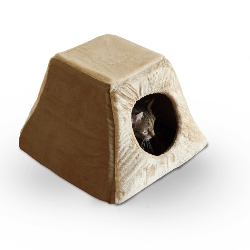 Panier chauffé pour chat Heated-Kitty, Moka