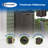 Resin Manual Lift Outdoor Trash/Recycling Bins-105077039-105077042