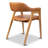 Lando Genuine Italian Leather Dining Chair-704610611