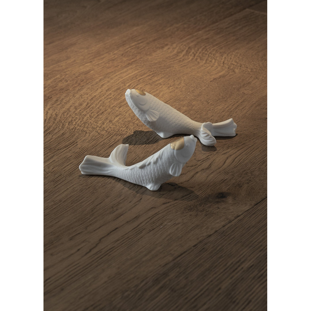 2 Piece Koi Accessory Figurine Set Lladro
