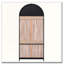 Grand garde-manger arqué 71 po avec portes et tiroirs en verre 71 po-759016044