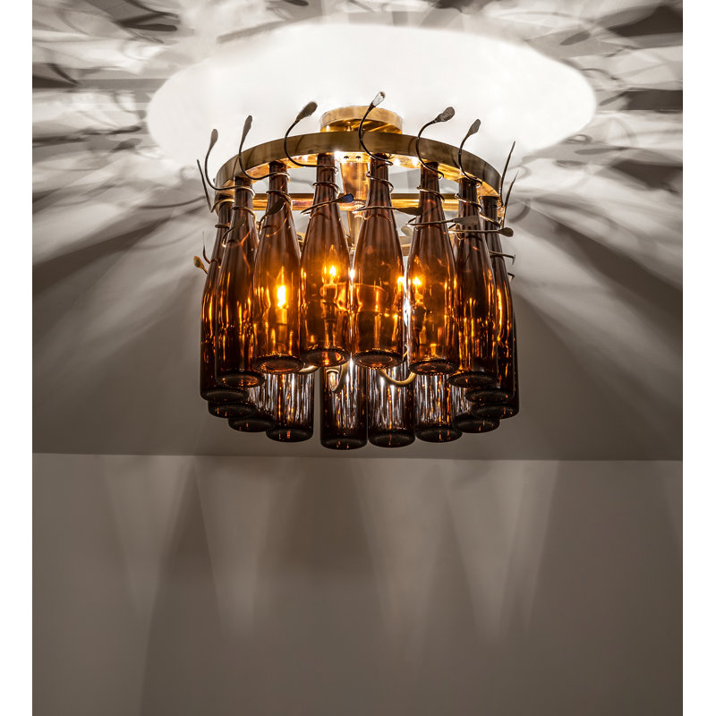 Thomasina Glass Flush Mount
