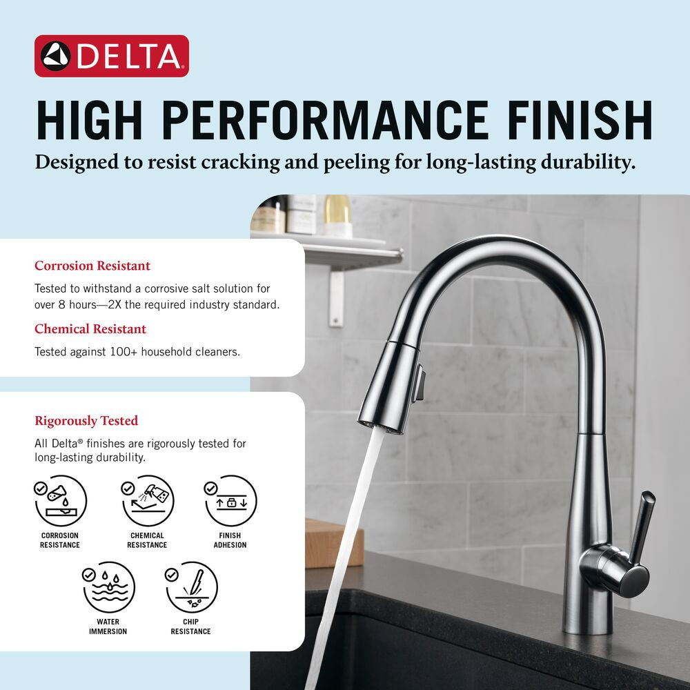 Essa Pull-Down Kitchen Faucet, Arctic Stainless
