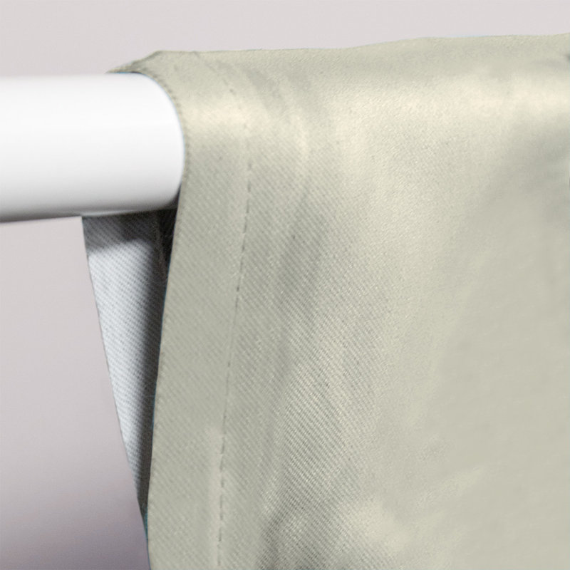 Room Darkening Curtain Single Panel, Seattle Baseball Cream/Navy Blue/Cream