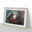 Passion of Flowers in Abstract - Picture Frame Painting Print-55737254-55737260
