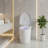 Auto-Opening Tankless Smart Toilet with Built-In Bidet, Foot Sensor and Bubble Wash