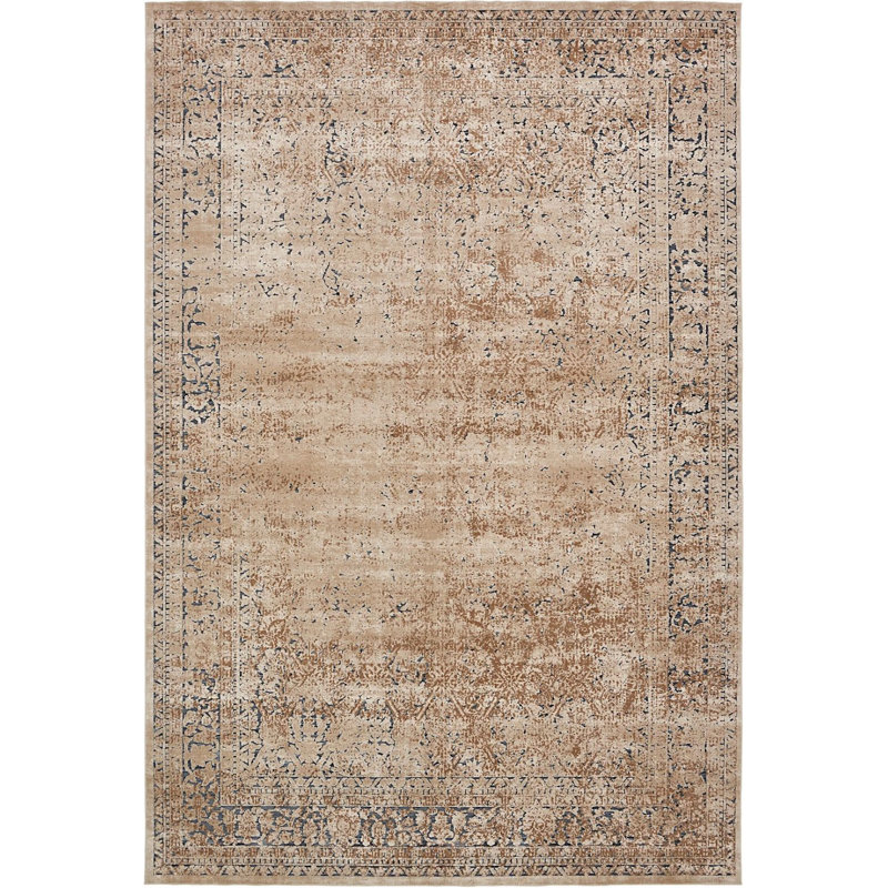 Parrado Ikat Indoor Rug, Rectangle 8' x 10'