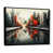 Black Floater Framed