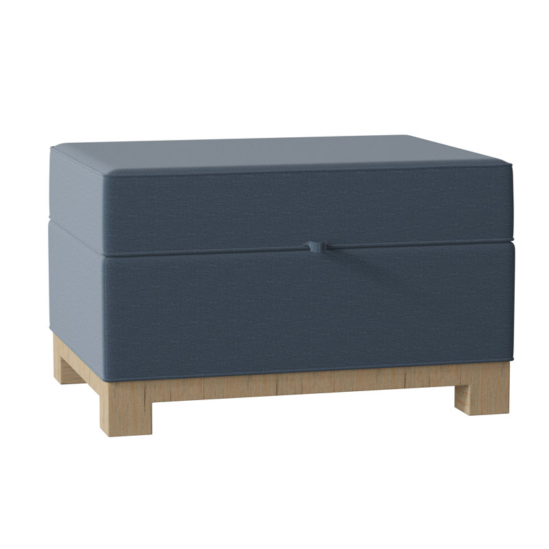 Brandes Upholstered Ottoman, Natural, Lena Lapis