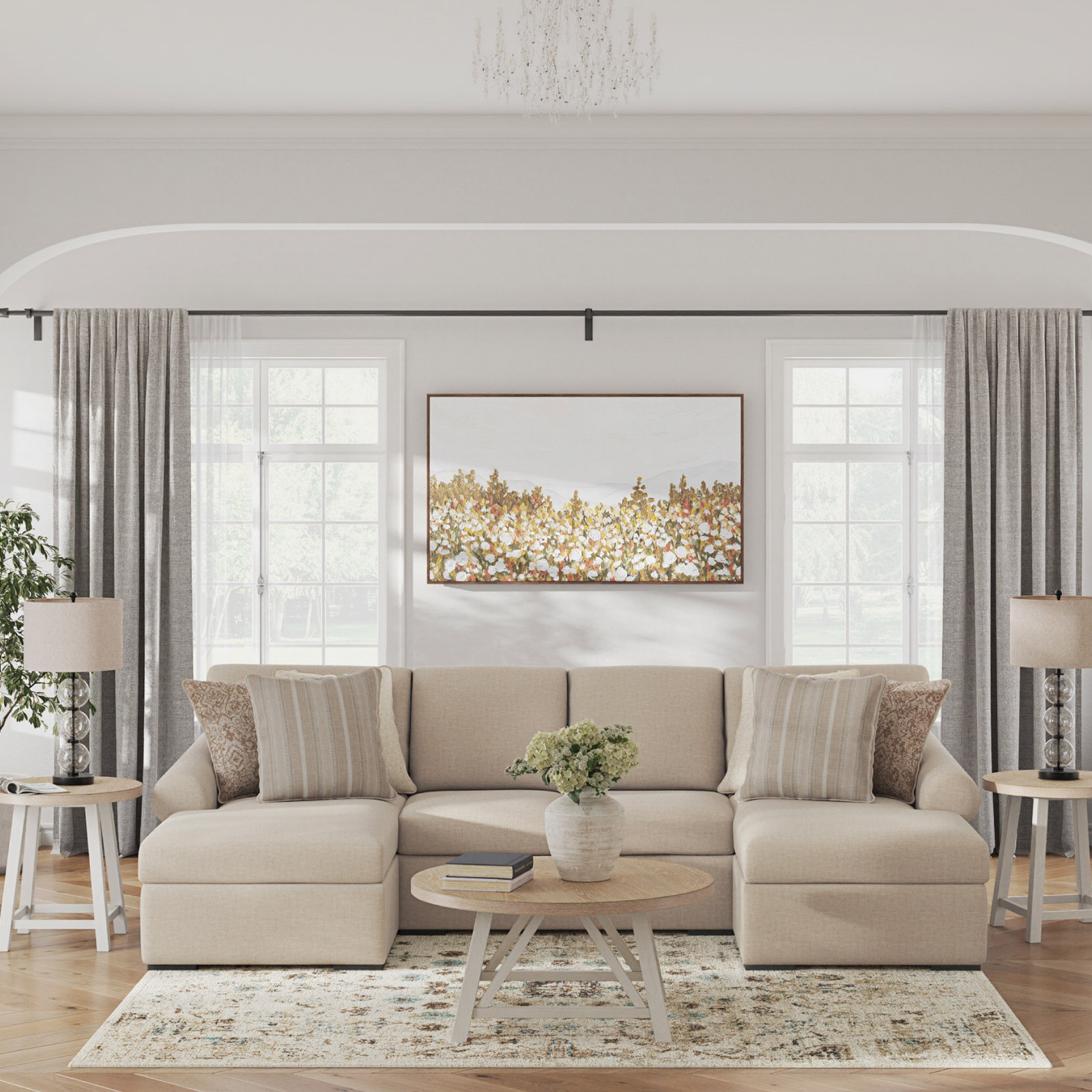 Iwan 3-Piece Sectional With Chaise