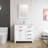 Undermount Ceramic Shaker 36" Single Bathroom Vanity Set with Mirror-56097842
