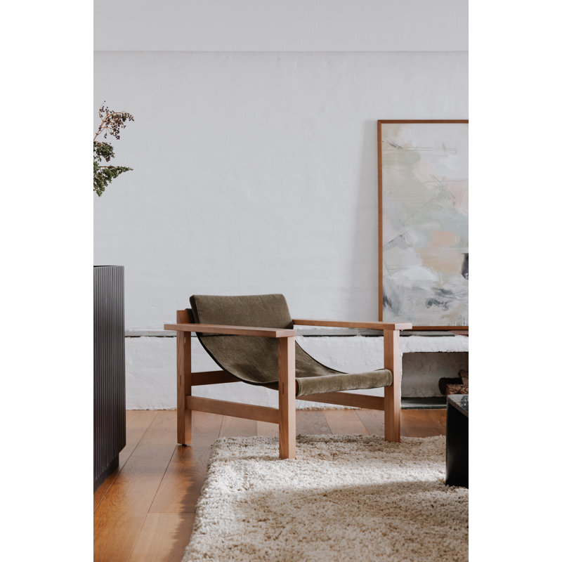 Povera 72'' W Solid Wood Sideboard, Black