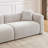 Jasey 95.28 Inch Boucle Upholstered Sofa-111301337