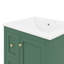 Armoire de salle de bain 24 pouces avec 3 séparateurs amovibles à 3 tiroirs et tablette réglable-343984996