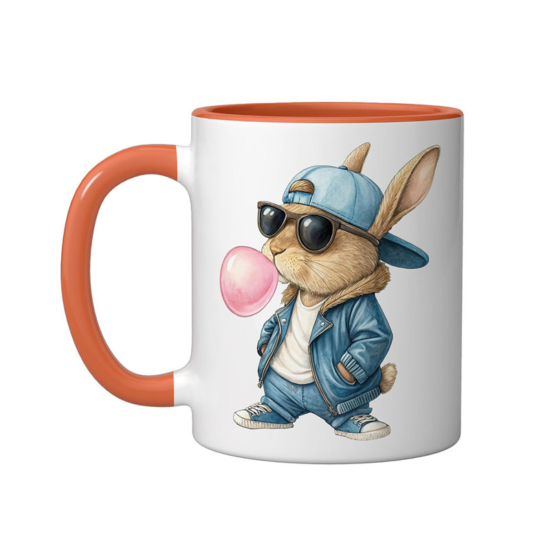 Ceramic Coffee Mug, Orange