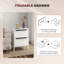 40cm W Bedside Table-747169997