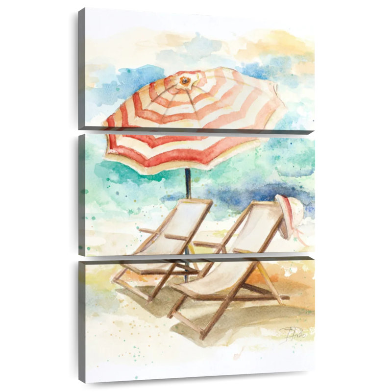 Parasol sur la plage I