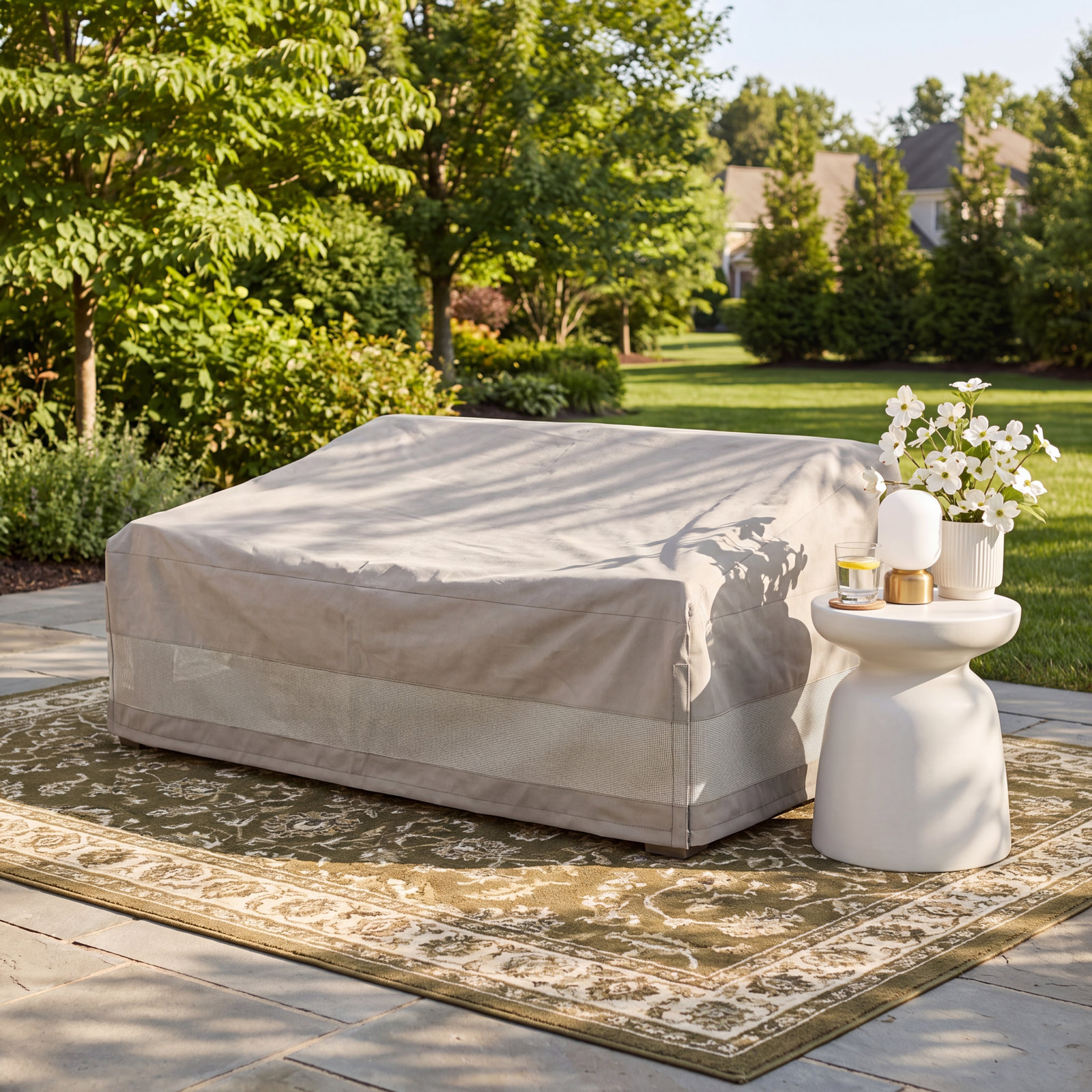 Naida Outdoor Patio Chaise Lounge Cover