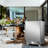 24“W 190 Cans Outdoor Stainless Steel Beverage Refrigerator with LED Lighting, Removable Shelves, and Temperature Memory - IPX4 Waterproof, Rust-Resistant, Built-In or Freestanding for Home/Commercial Use