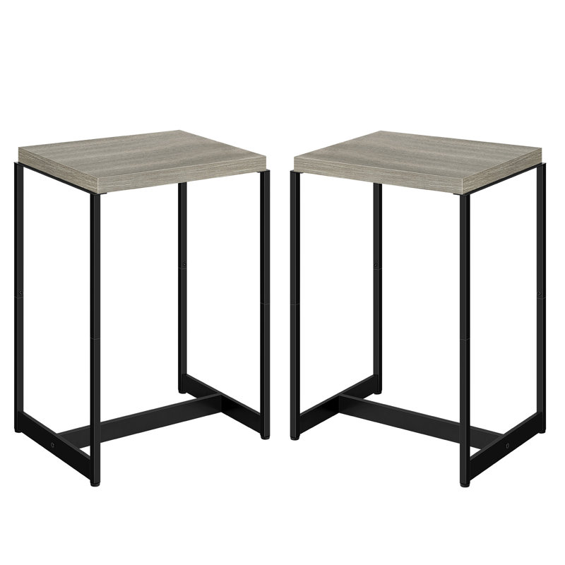 End Table Set, Gray