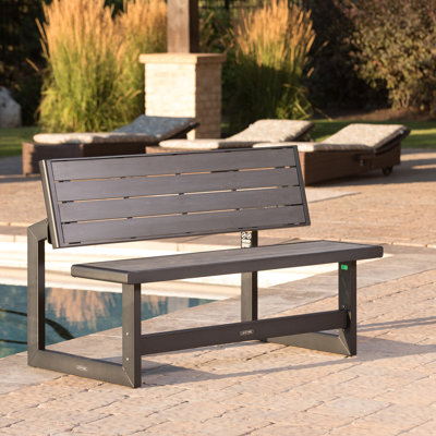 Banc convertible en polystyrène