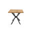 Goddard  6 Person Dining set - a Rectangular Wooden Dining Table with Metal Legs and a Set of 6 Quilted Velvet Dining Chairs for Dining Room - Modern Dining Table Set-1887116065-1887116095-1887116092