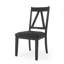 Chaise d'appoint rembourrée en similicuir Jahira-879202340-879000175