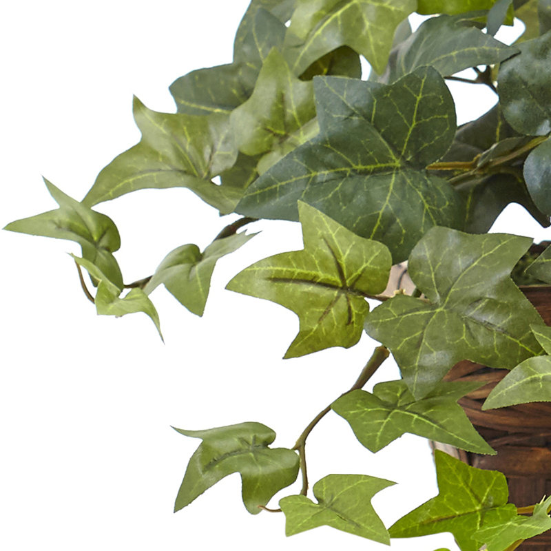 Plante ivy artificielle 13" en panier