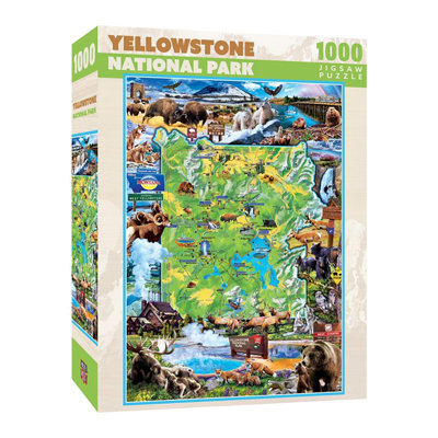 Masterpieces 1000 Piece Yellowstone National Park Jigsaw Puzzle, Kids & Adults
