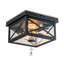 Black Outdoor Flush Mount