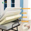 Lit pliant Berus avec matelas en mousse à mémoire de forme de 3 po, lits d'invités roulants portables sur roulettes, 75 po x 31 po-1887983998