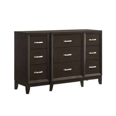 Commode double 9 tiroirs Sizemore