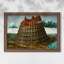 La tour de Babel, v. 1568 - Peter Bruegel l'Ancien - Toile encadrée sur mesure-1399370799-1399370792-1399370788