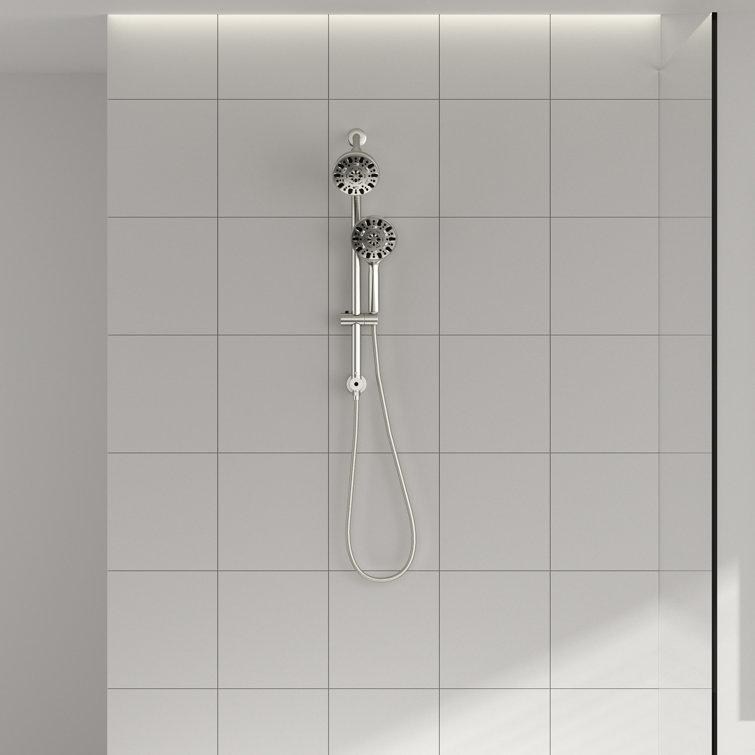 4.7" Multi Function Adjustable Dual Shower Head
