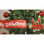 Décoration pour sommet de sapin animé avec bannière Grinch - Merry Grinchmas