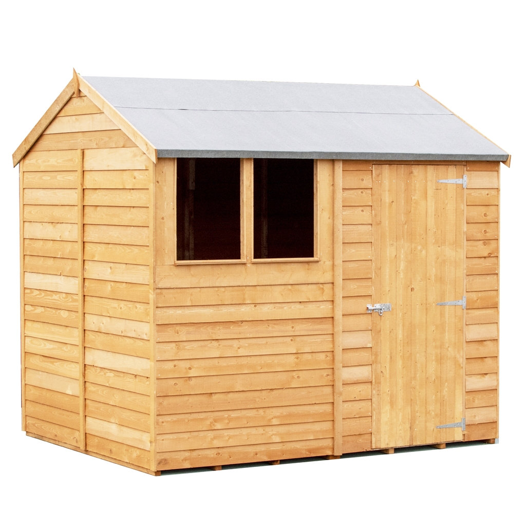 Akillez 6 ft. W x 8 ft. D Wooden Apex Garden Shed