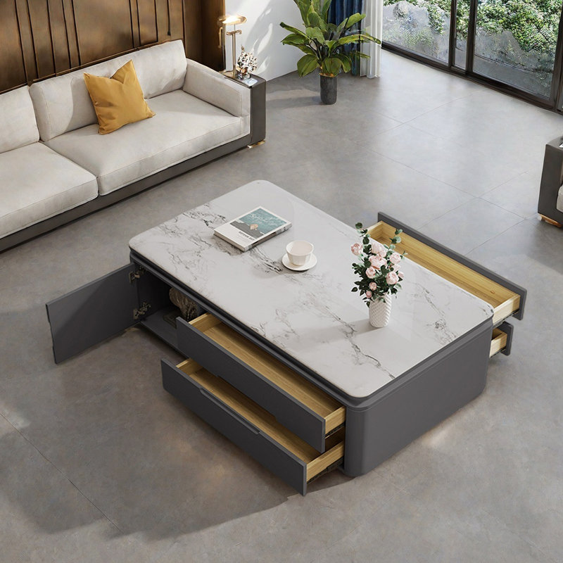 Ansell, Blanc / Gris, H 19,7 po x L 55,1 po x l 31,5 po